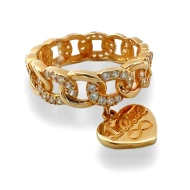 Золотое кольцо с фианитом (арт. 380617)