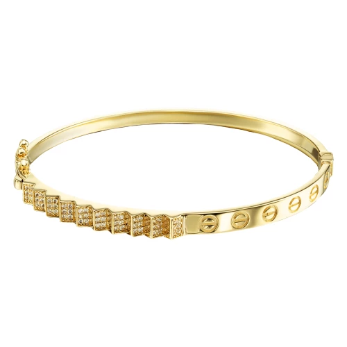 Золотий Браслет з фіанітом (арт. 2902785*)