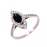 Золота каблучка з діамантами (арт. 340-570)