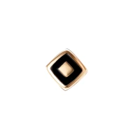 Золотой пусет в одно ухо с эмалью (арт. 500044Ш)