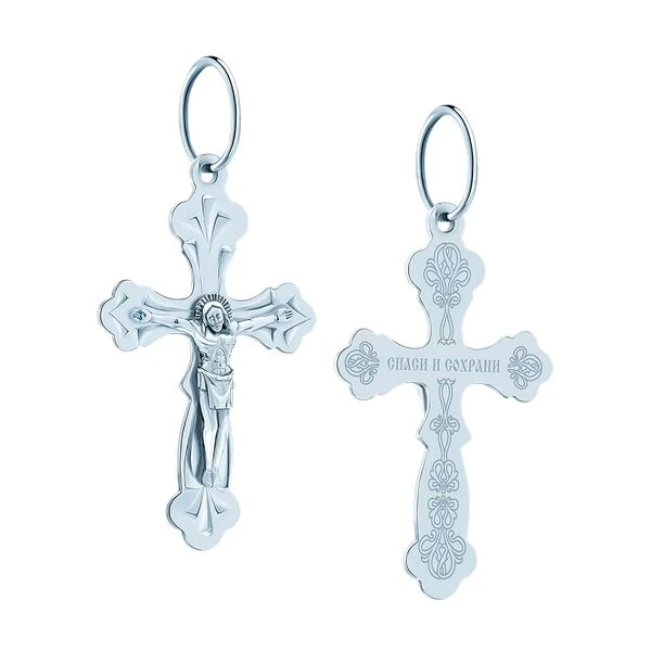 Серебряный крестик (арт. 3507-СР)