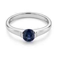 Золота Каблучка з топазом london blue (арт. 29ББ)
