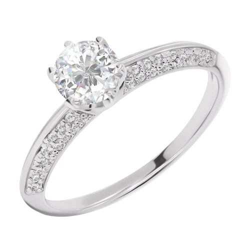 Золотое кольцо с бриллиантами (арт. 1-1200039.4)