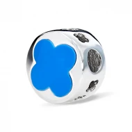 Золотая бусина (Шарм) с эмалью (арт. 560154)