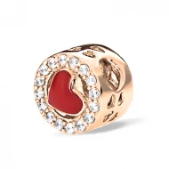 Золотая бусина (Шарм) с эмалью (арт. 561093)