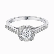 Золотое кольцо с бриллиантами (арт. КДк7069/1)