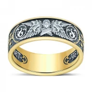 Серебряное кольцо (арт. 14855-ЗЧ)