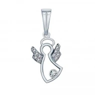 Золота підвіска з діамантами (арт. 24б)