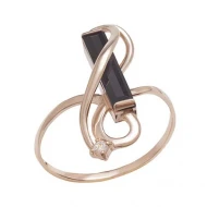 Золота Каблучка з агатом (арт. 369543)