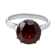 Серебряное Кольцо с гранатом (арт. 4-VRACA00638-Гр)