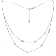 Серебряное колье (арт. 860401С)