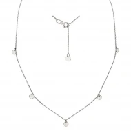 Серебряное колье (арт. 860409С)