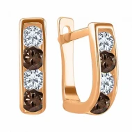 Золотi Сережки з фіанітом (арт. 3002.23)