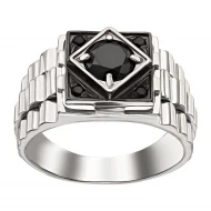 Серебряное кольцо с фианитом (арт. 330426С)