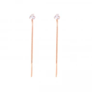 Золотi сережки-протяжки (арт. 105488)