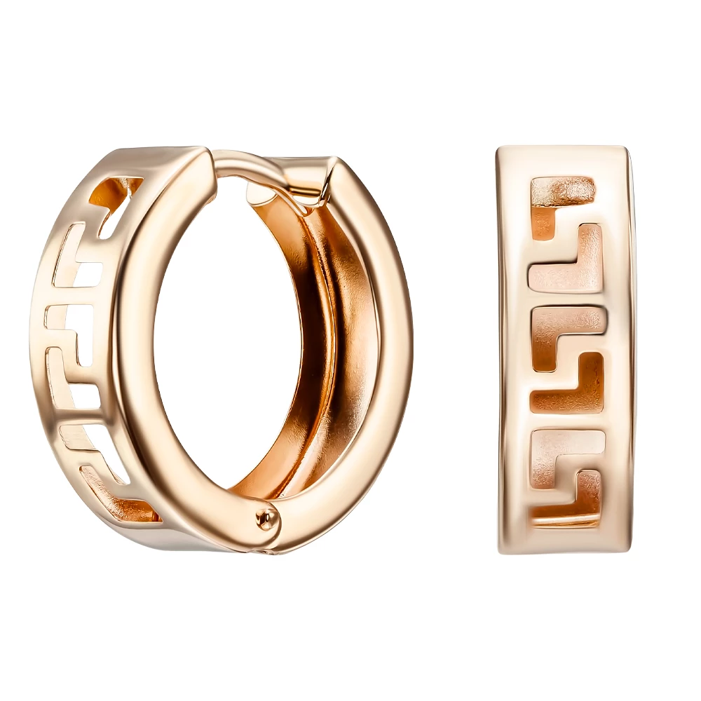 Золотые серьги-конго (арт. 470322)