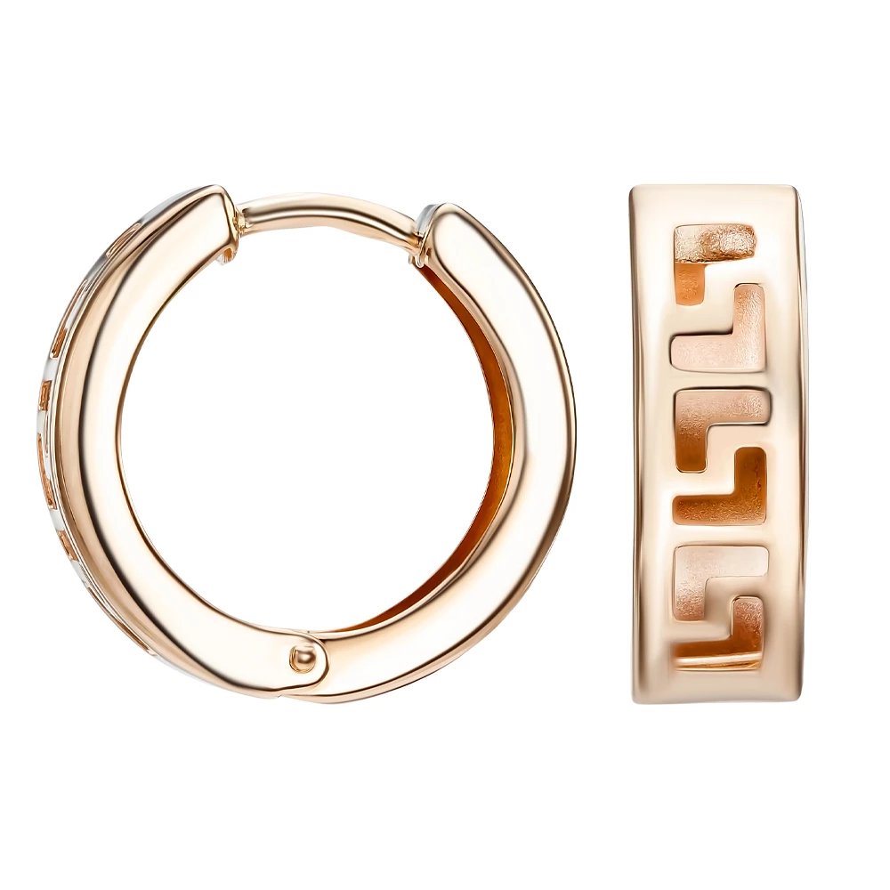 Золотые серьги-конго (арт. 470322)