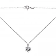 Золоте кольє з діамантами (арт. 1-6200003)