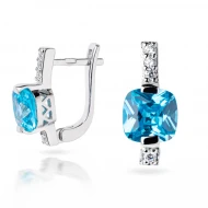 Срiбнi Сережки з фіанітом (арт. СК2ФТ/387)