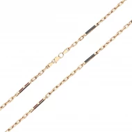 Золотая цепочка с эмалью плетение Якорное фантазийное (арт. 895008Е)