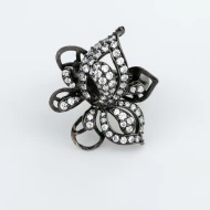 Серебряное Кольцо с фианитом/куб.цирконием (арт. K150-SR0911-9c)