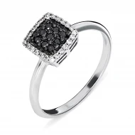 Золота каблучка з діамантами (арт. 1191440202)