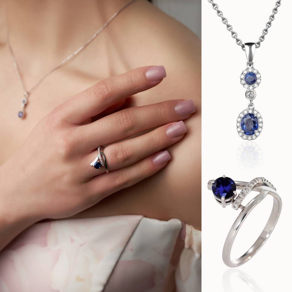 синие камни