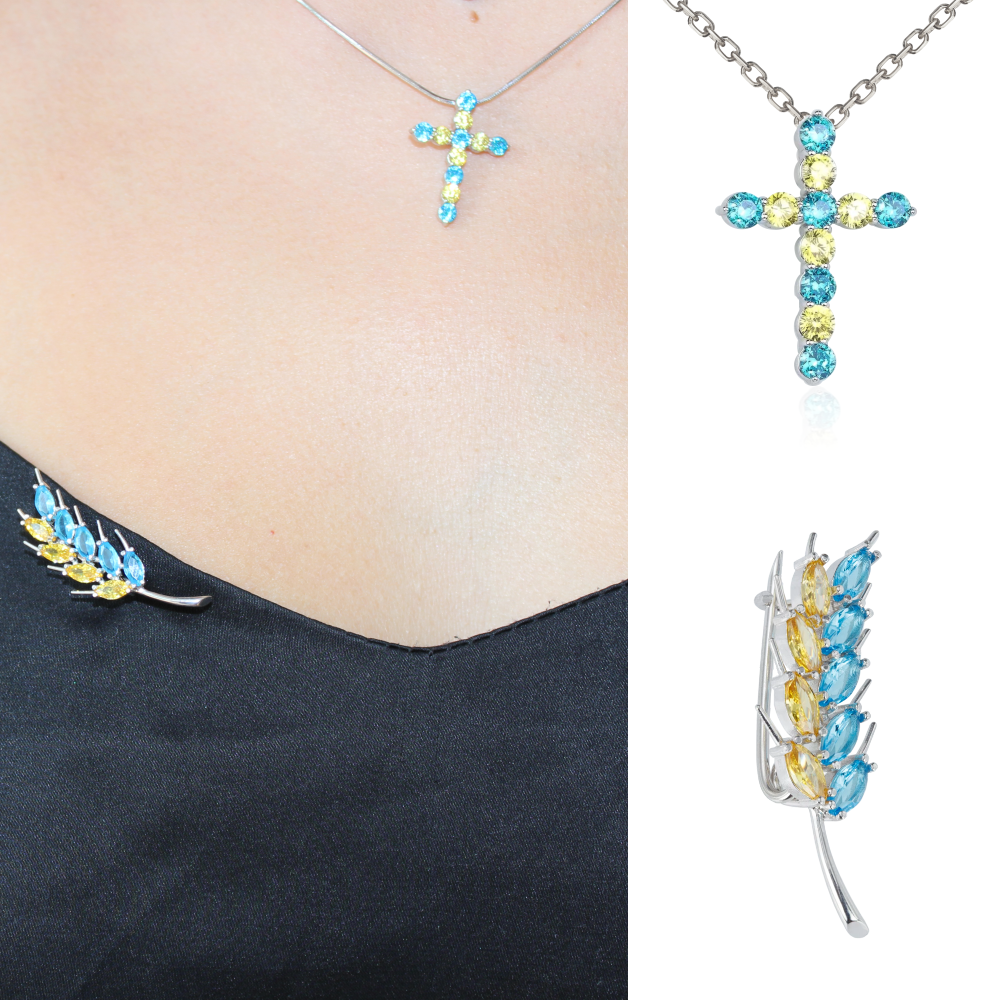 синий + желтый