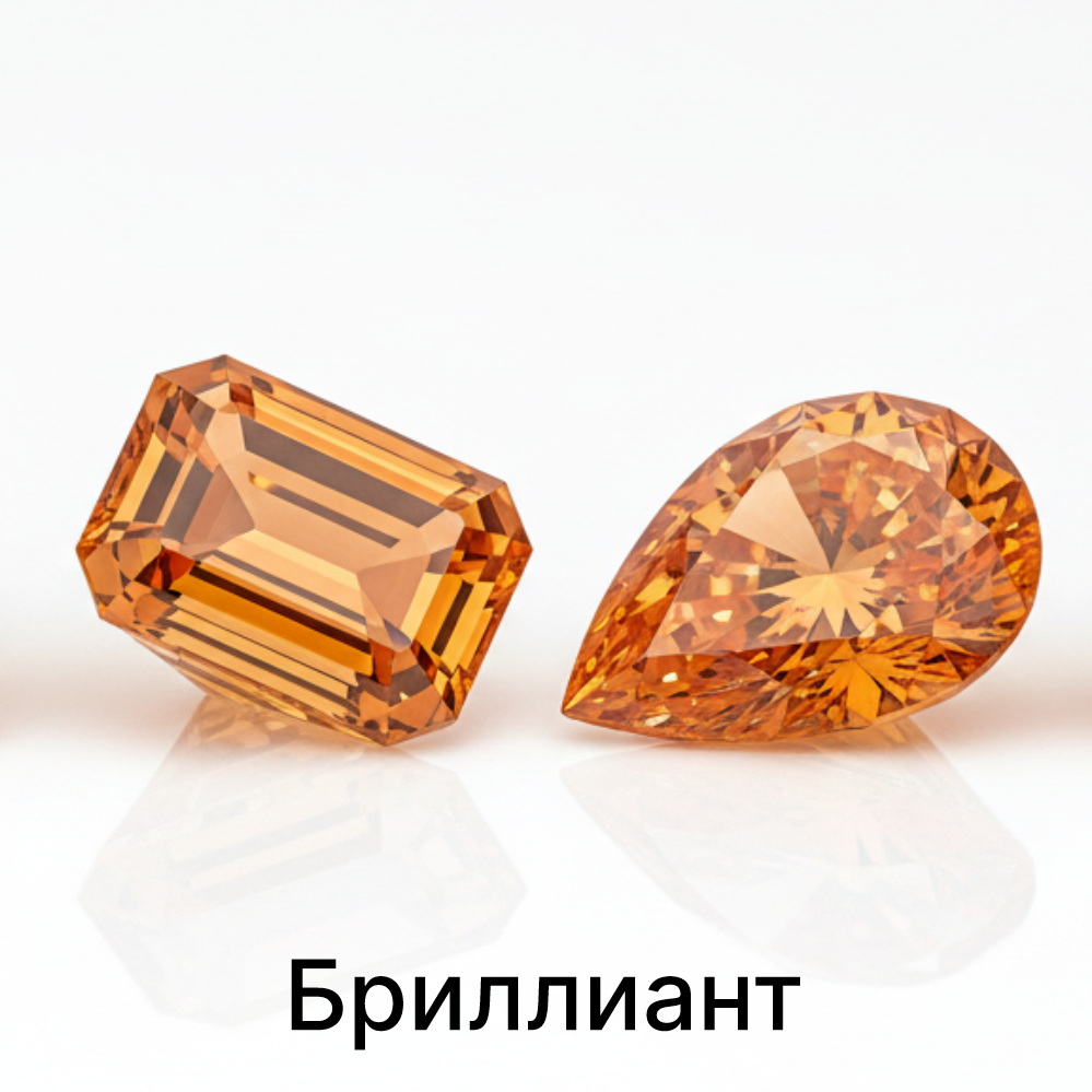 матовый оранжевый камень