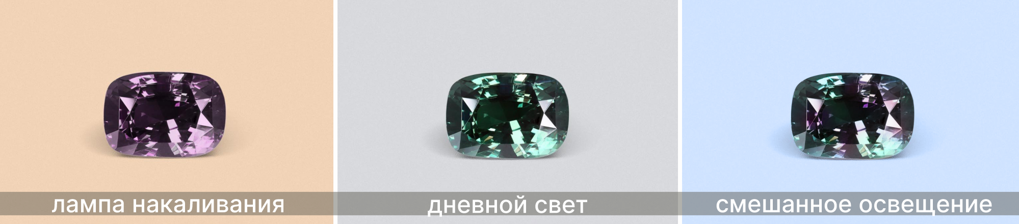 камень меняющий цвет