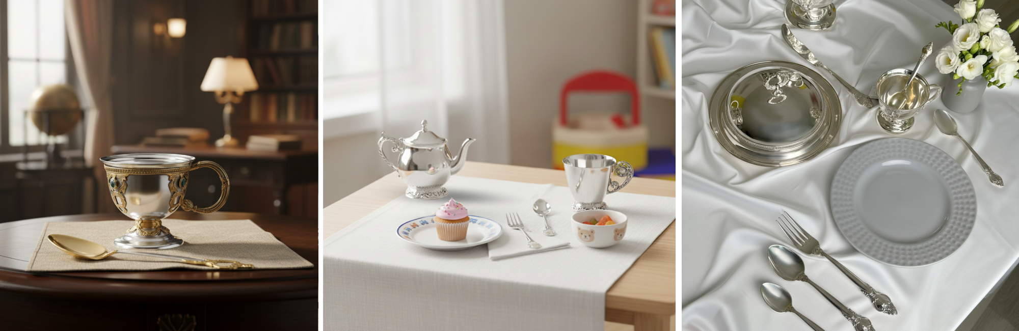 Срібний посуд