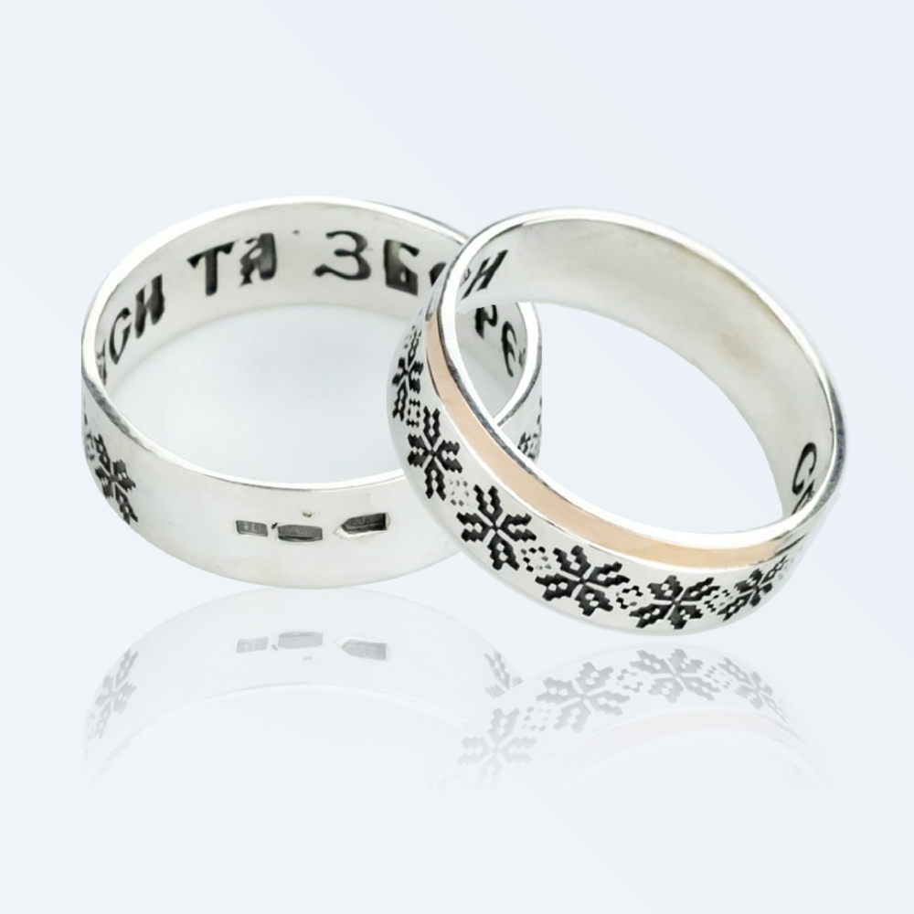 кольца на свадьбу парные