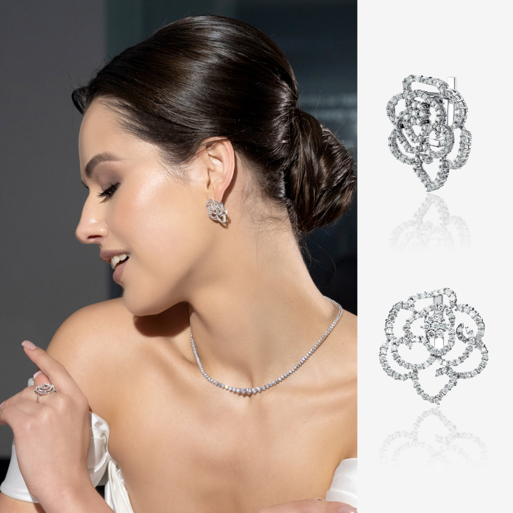 Серьги для праздничной прически