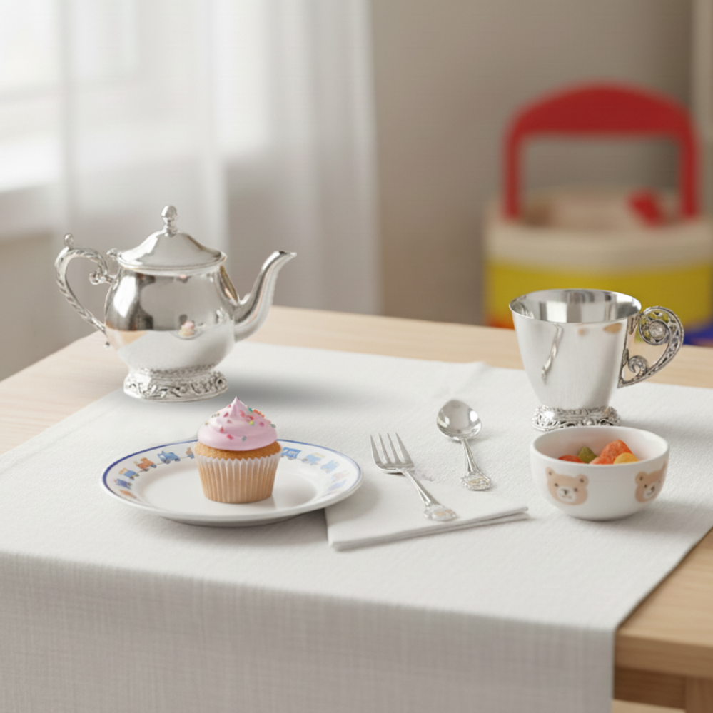 Посуд із срібла