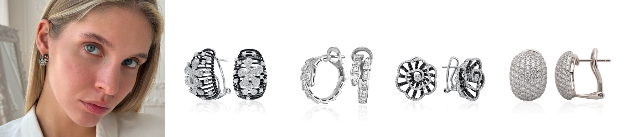 сережки капельки